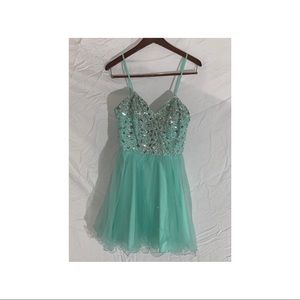 Homecoming turquoise dress